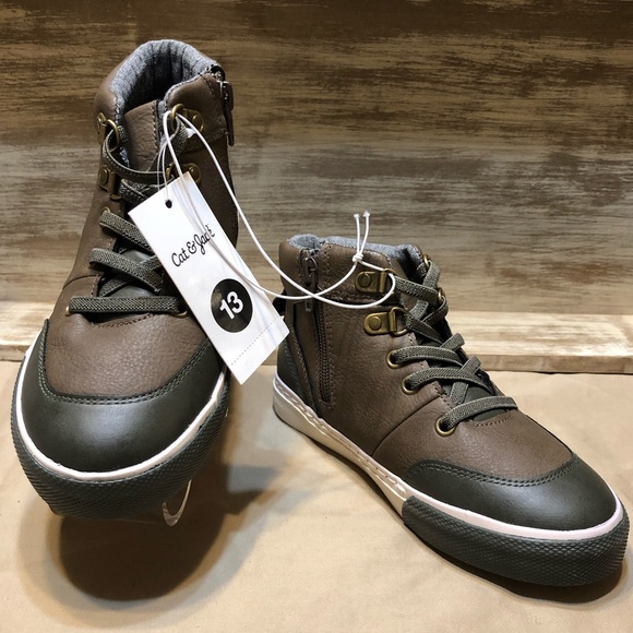 Cat & Jack Other - Boys’ Cat & Jack Hightop Sneakers, sz 13